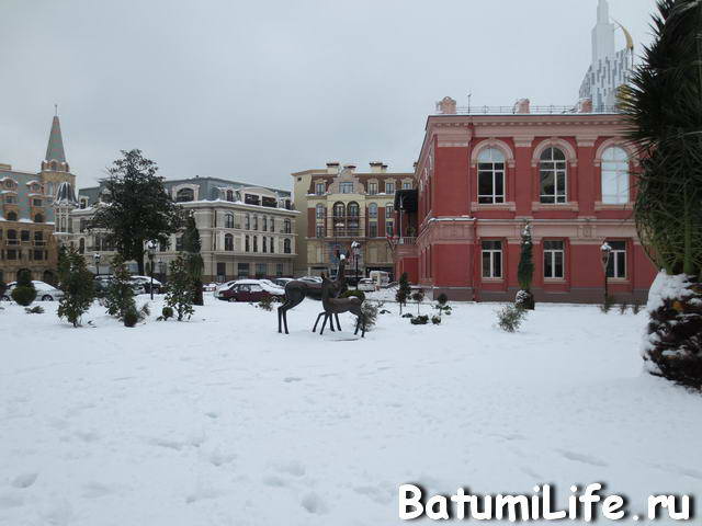 Снег в Батуми