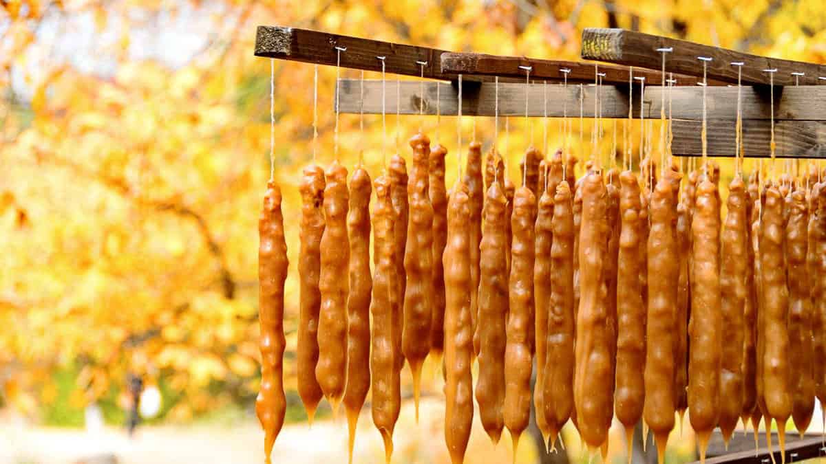 Чурчхела — сладкий символ Грузии