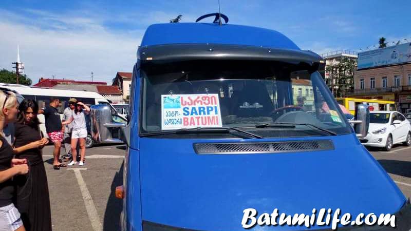 Сарпи - пляж на границе с Турцией