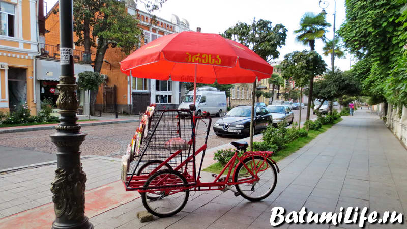 Велосипеды на отдыхе в Батуми